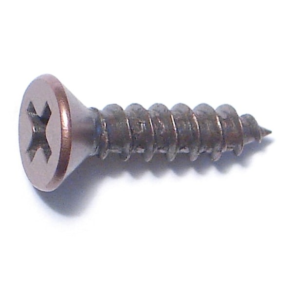 Midwest Fastener Wood Screw, #9, 3/4 in, Venetian Bronze Steel Flat Head Phillips Drive, 40 PK 79288 - main